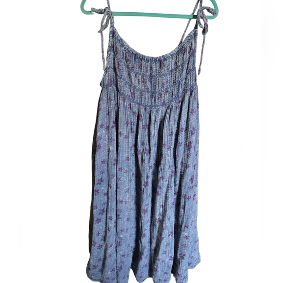 Free People Azure Shirred Maxi Sundress - Picture 5 of 6